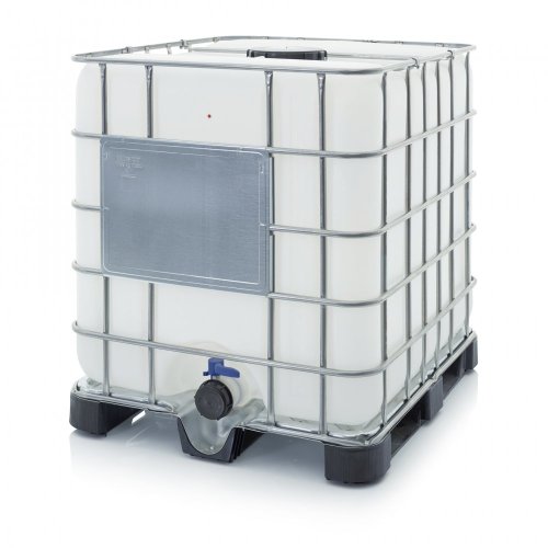 Repasovaný IBC 1000l bez UN, DN 80