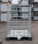 IBC konstrukce (klec) 1200 L – paleta plastová (kvalita 1)